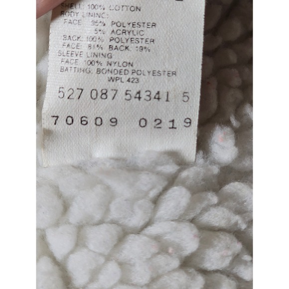 Vintage Levis 70609 0219 Sherpa Lined Denim Jacket Acid Wash Blue Made in USA M - Picture 3 of 16